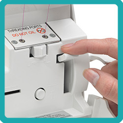 Air Threading Serger, Coverstich