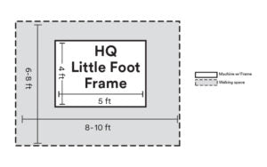 HQ Moxie XL 18"  w/10' or 8" Loft Frame