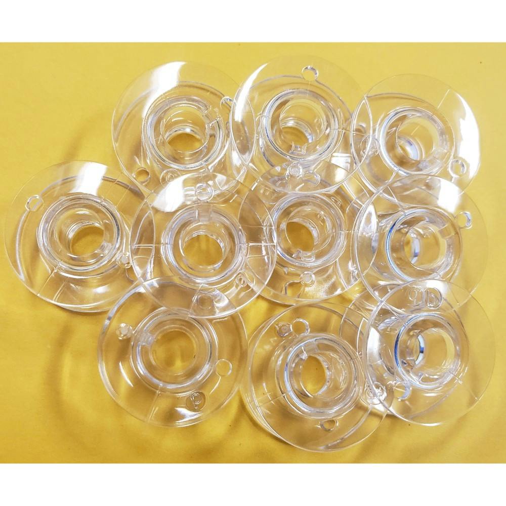 Baby Lock- Class 15 Clear Plastic Bobbins